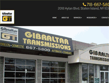 Tablet Screenshot of gibraltartransmissions.com